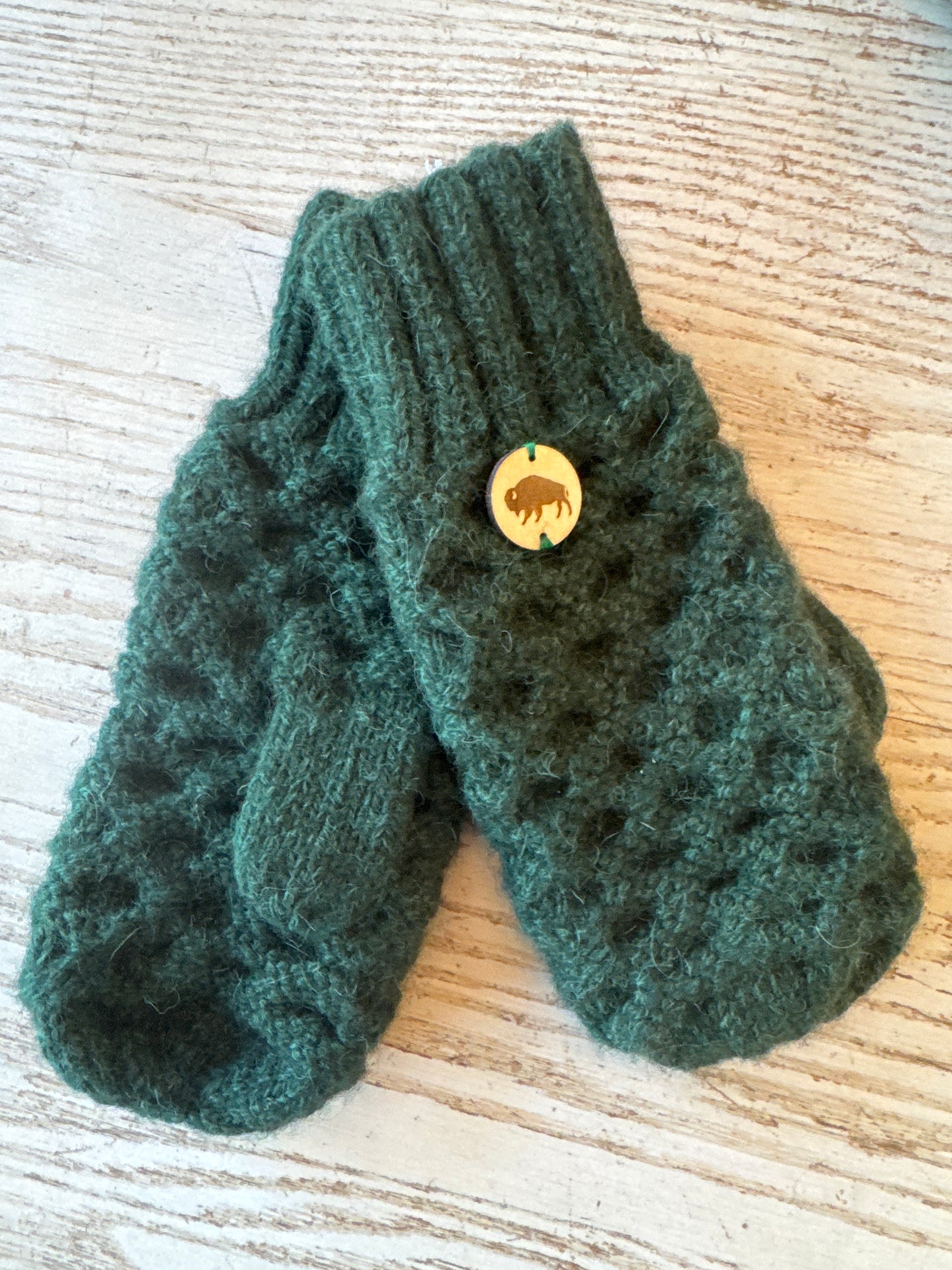 Bison Knitted Mitts