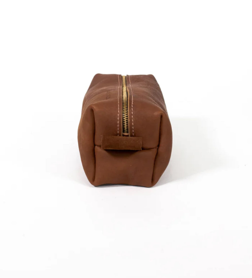 Toiletry Bag Bison Leather