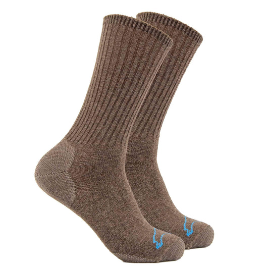 Casual Crew 2.0 Bison/Bamboo/Merino Bison Footwear The Buffalo Wool Co. Medium One Pair