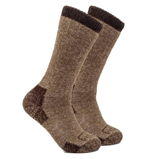 Advantage Trekker Bison/Merino Boot Socks Bison Footwear The Buffalo Wool Co. Medium 1 Pair
