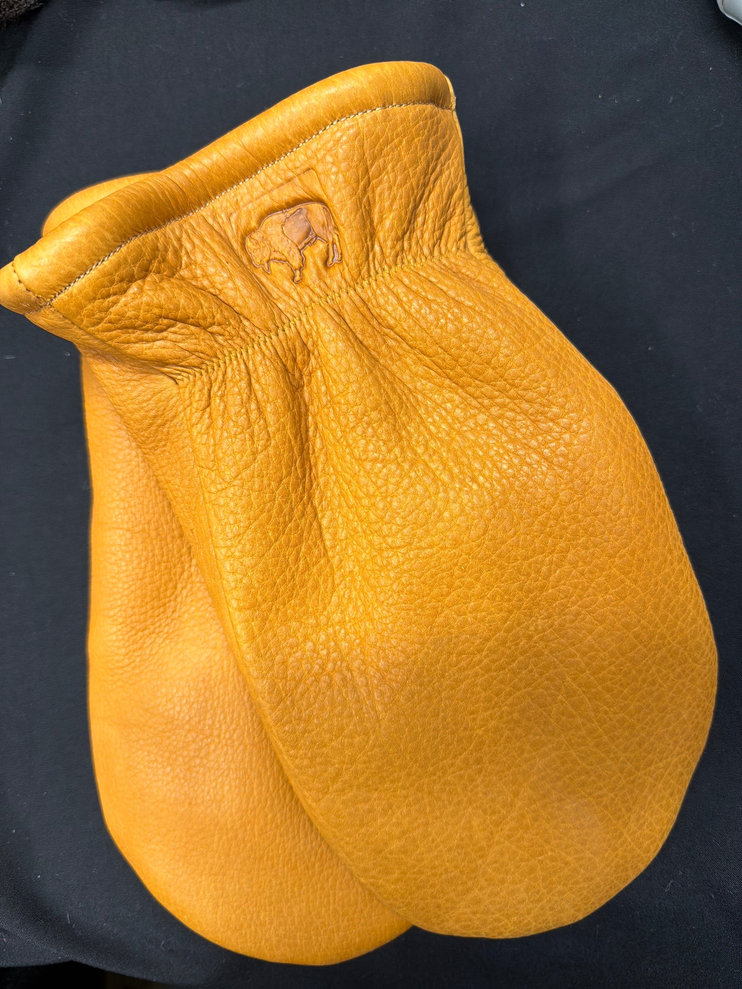 Bison Leather Mitts