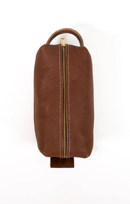 Toiletry Bag Bison Leather