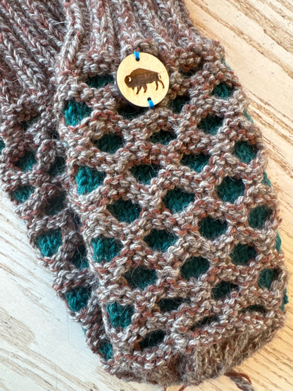 Bison Knitted Mitts