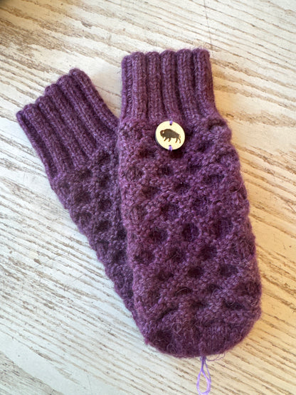 Bison Knitted Mitts