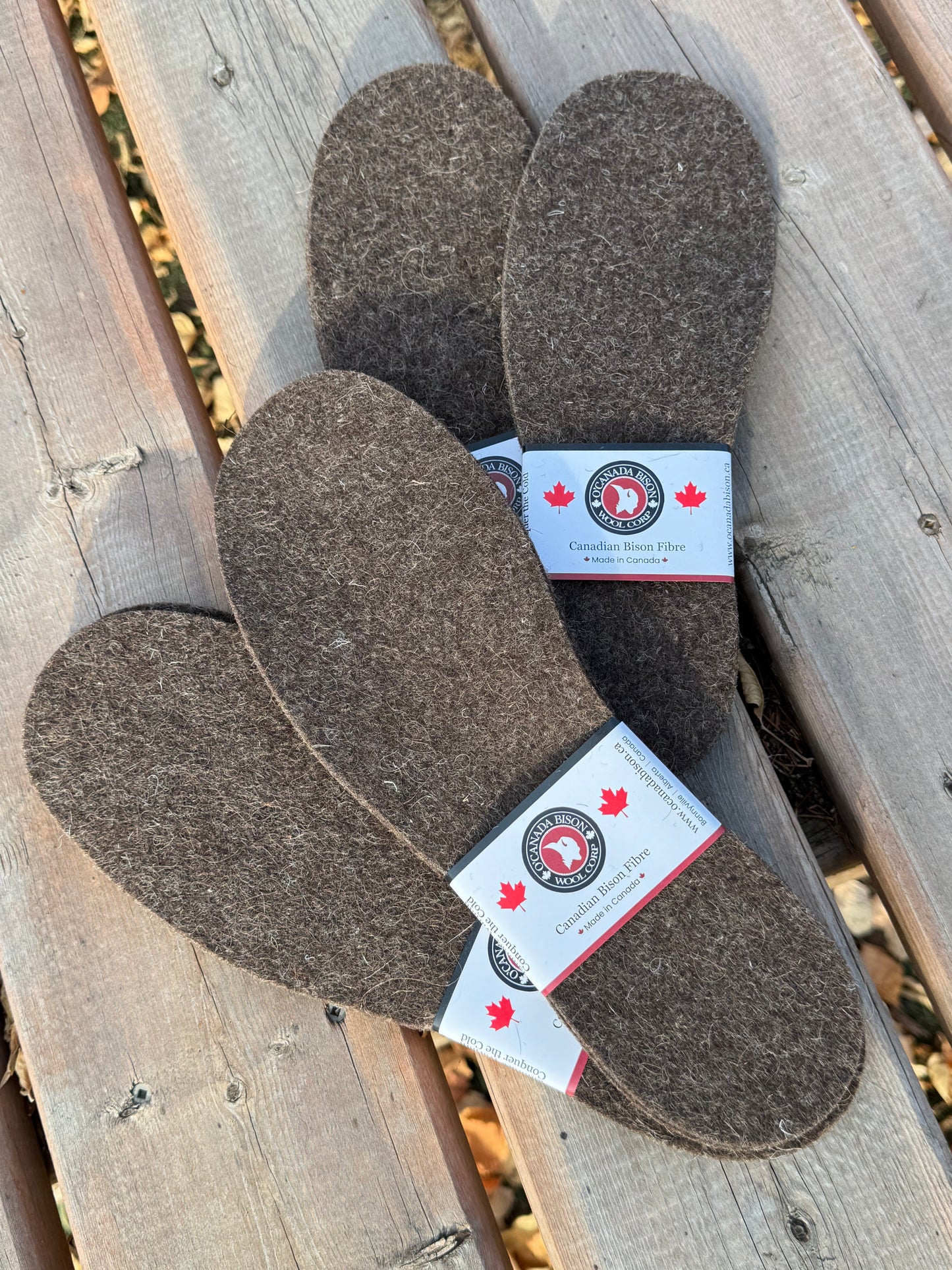 Canadian Bison Fibre Insoles