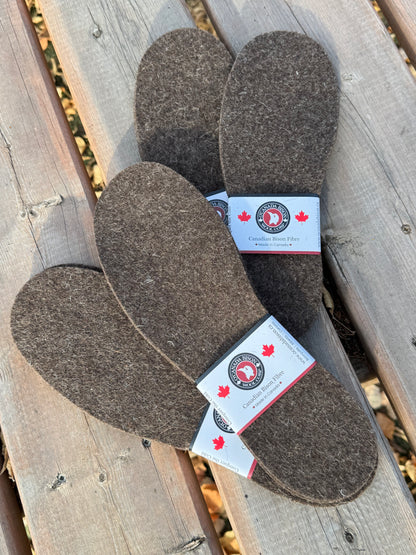 Canadian Bison Fibre Insoles