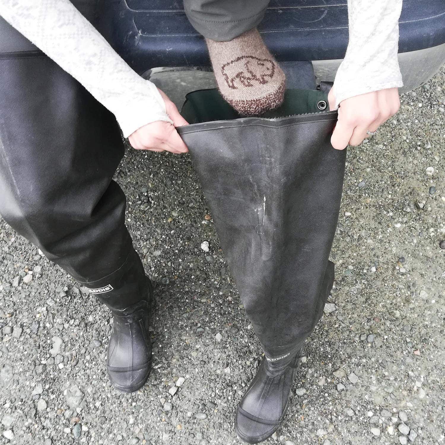 Advantage Trekker Bison/Merino Boot Socks Bison Footwear The Buffalo Wool Co. 