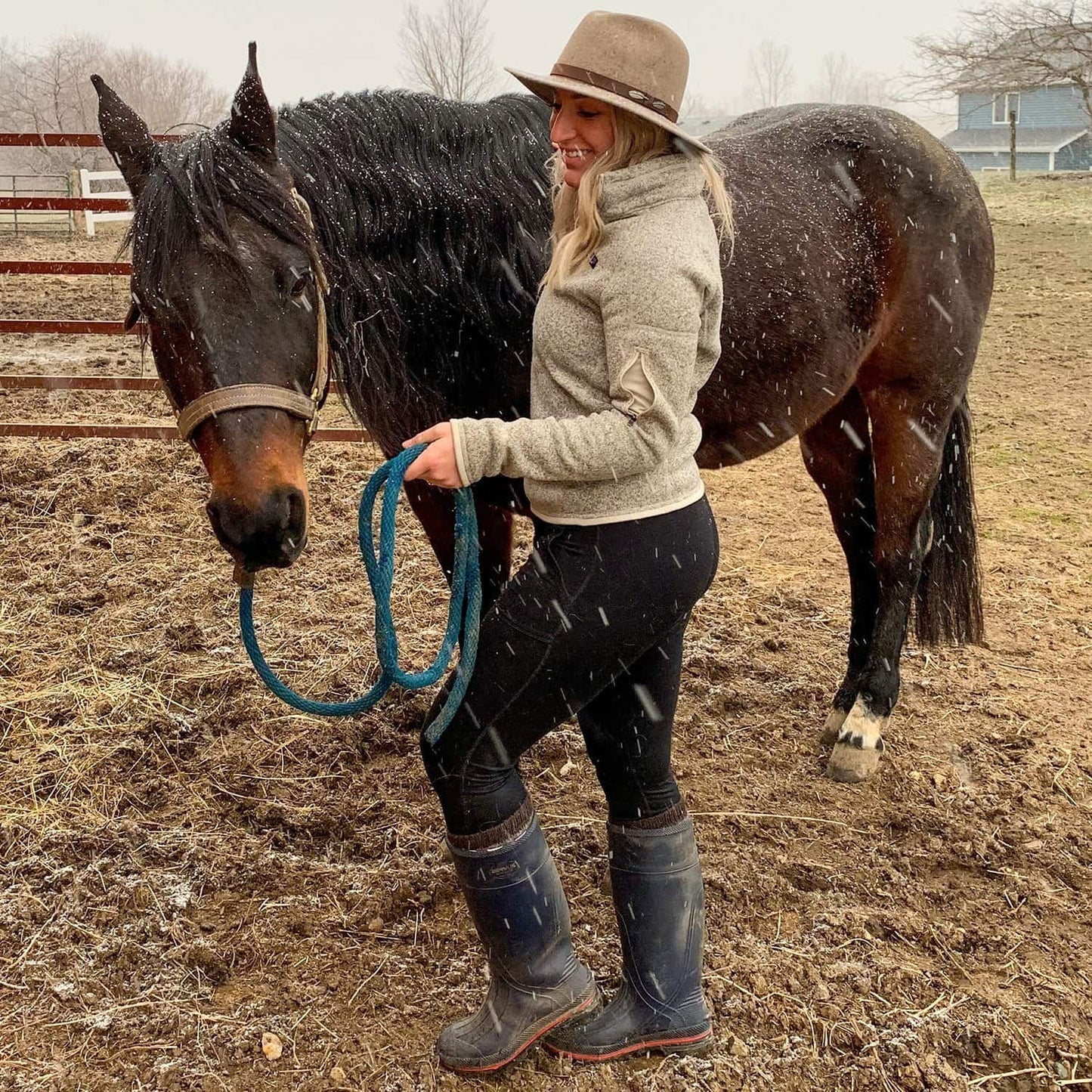 Advantage Trekker Bison/Merino Boot Socks Bison Footwear The Buffalo Wool Co. 